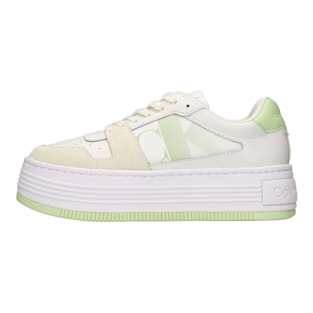 Calvin Klein Bold Flat Low Dames Schoenen Wit