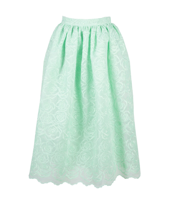 embroidered-rose-lace-skirt
