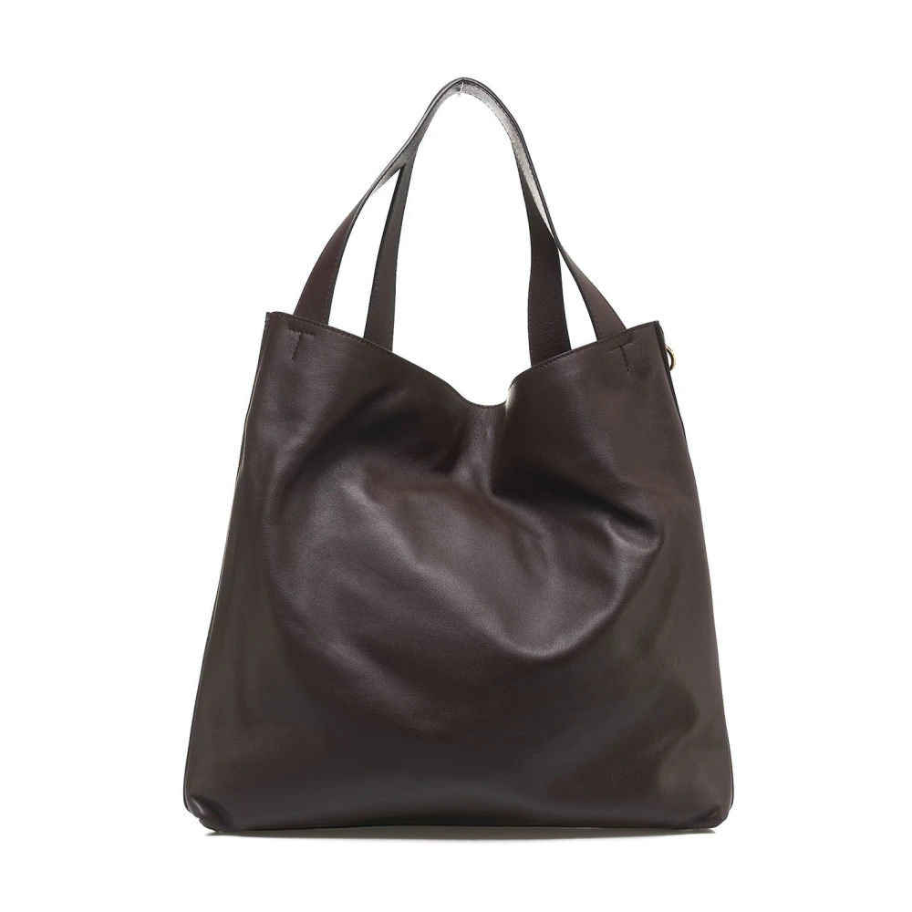 Orciani Bruine Schoudertas Aw24 Brown Dames
