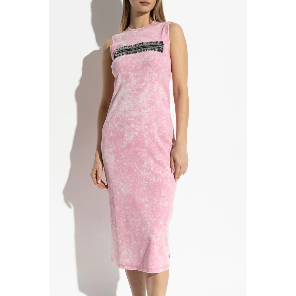 Diesel Jurk D-Pra Pink Dames