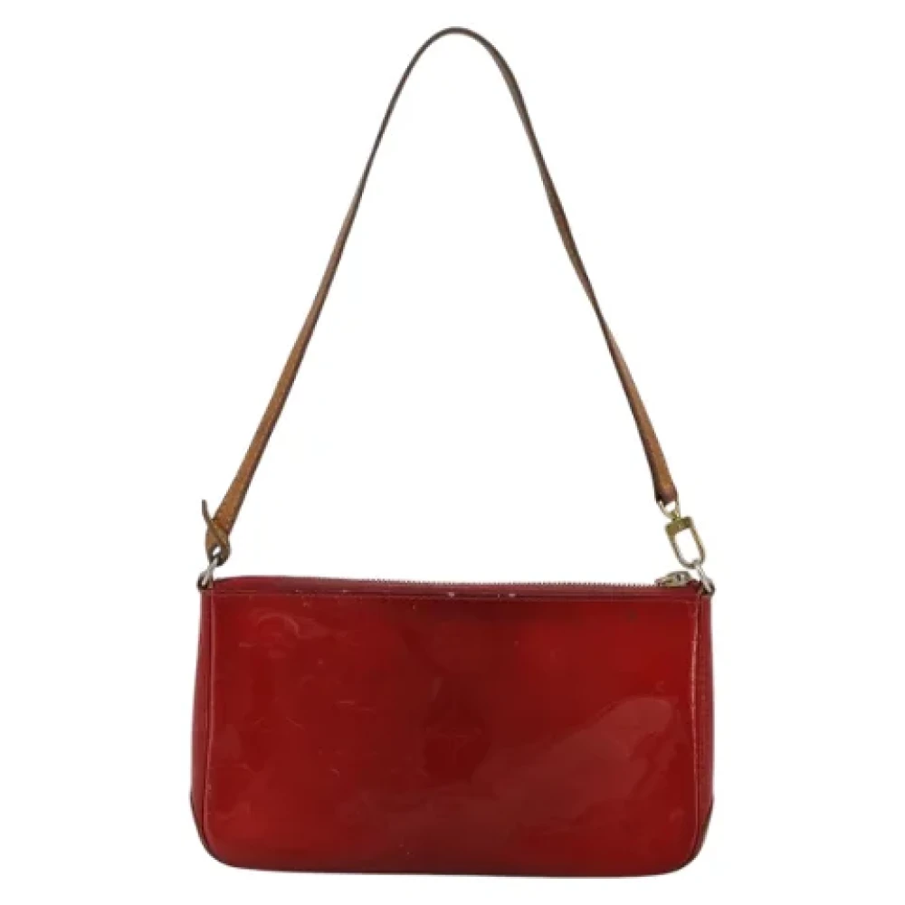 Louis Vuitton Vintage Pre-owned Leather pouches Red Dames