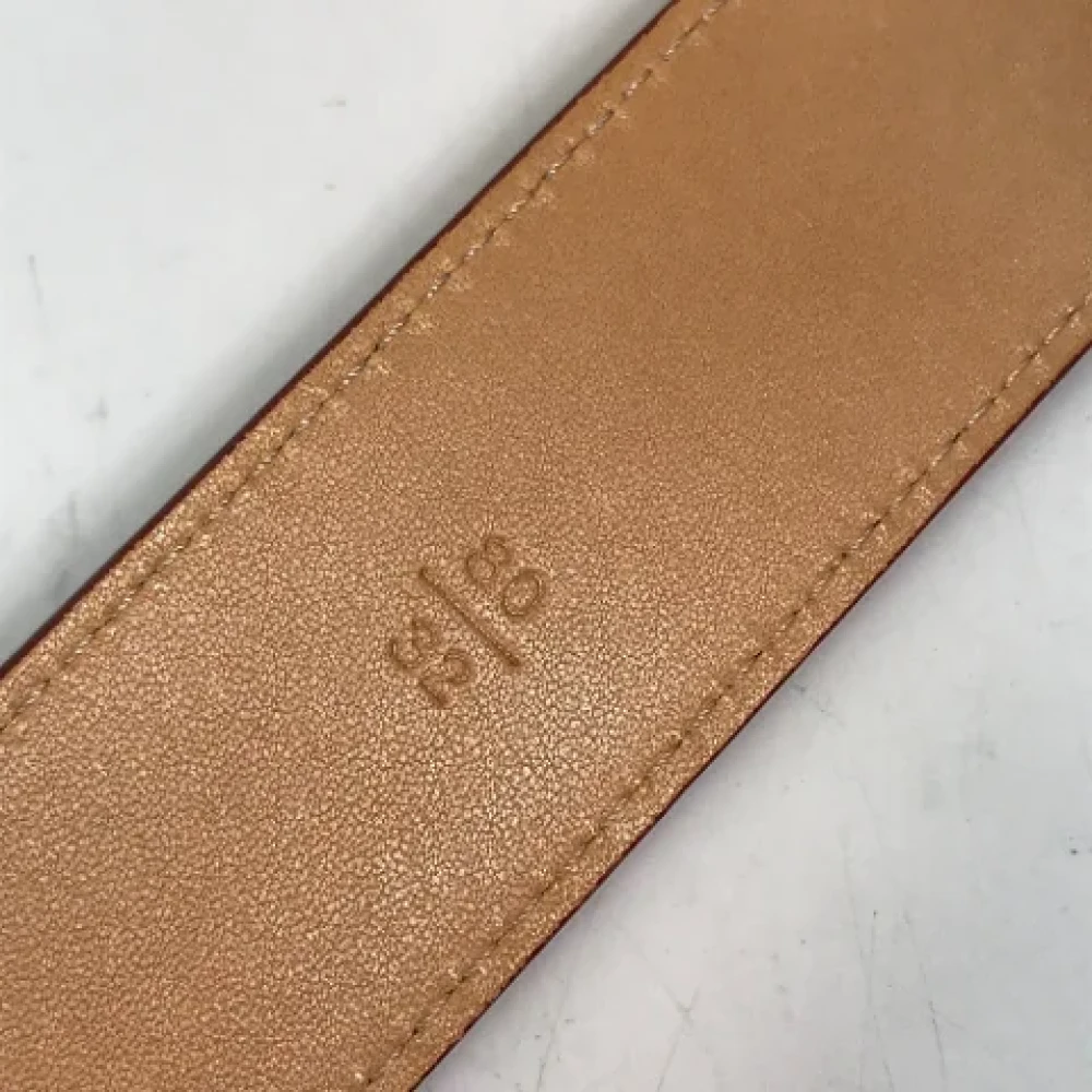 Louis Vuitton Vintage Pre-owned Leather belts Red Dames
