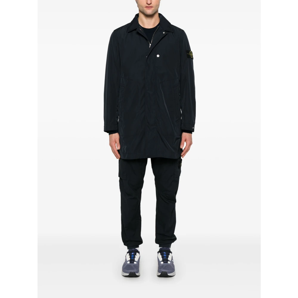 Stone Island Reguliere Taps Toelopende Broek Black Heren