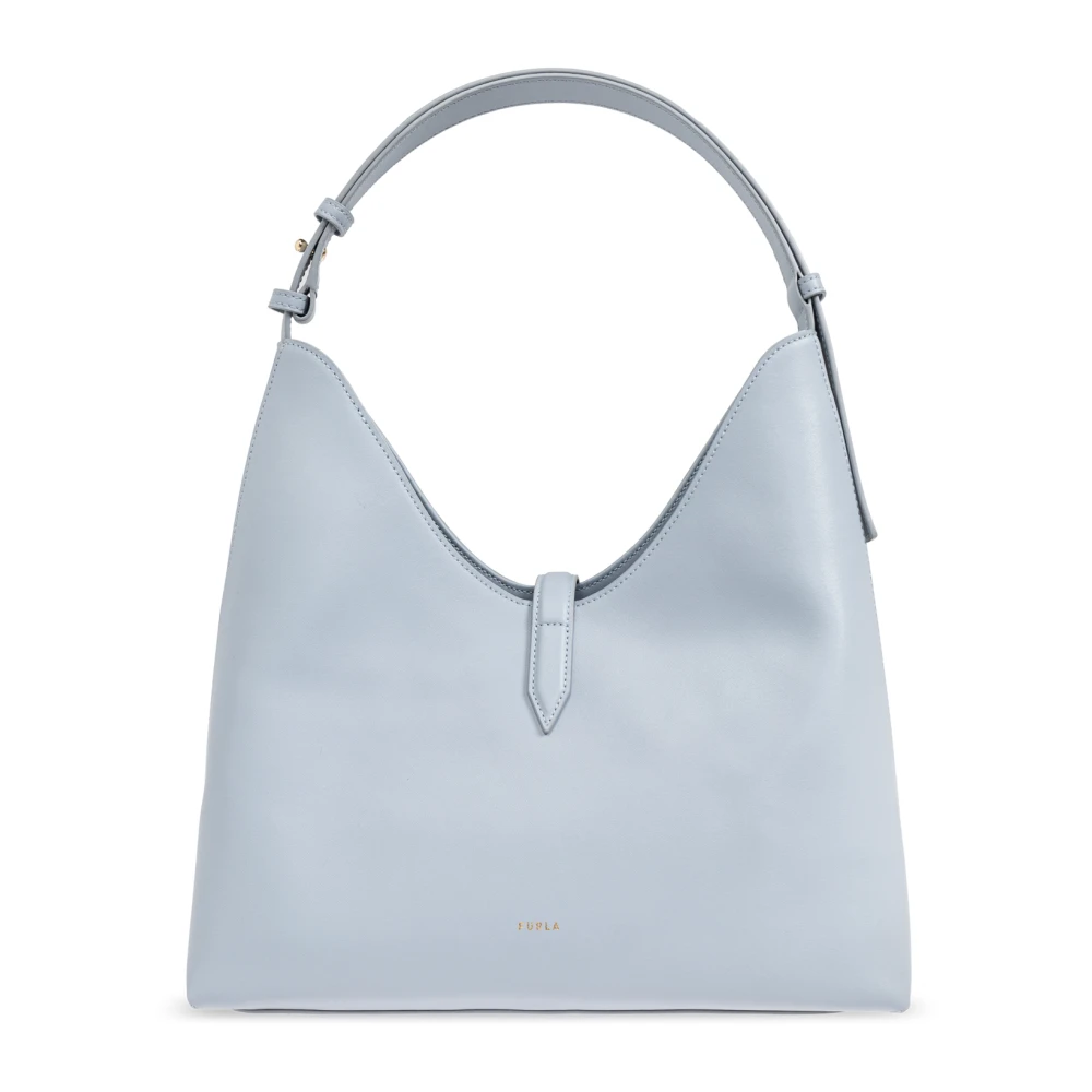 Furla Tas 'Goccia Medium Hobo' Blue Dames