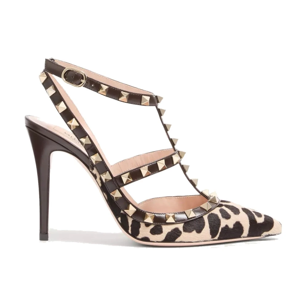 Valentino Garavani Brown Pumps, Female, 3 Uk, Rockstud Pumps