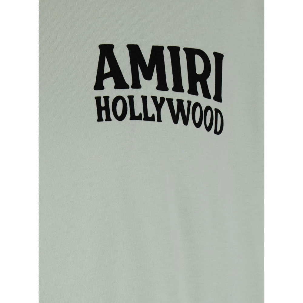 Amiri Jazz Wolf Crewneck T-shirt Green Heren
