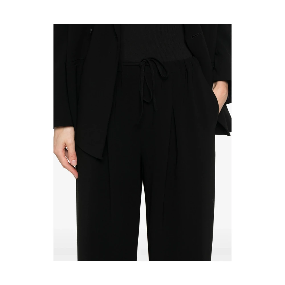 Theory Zwarte Elastische Trekkoord Taillebroek Black Dames