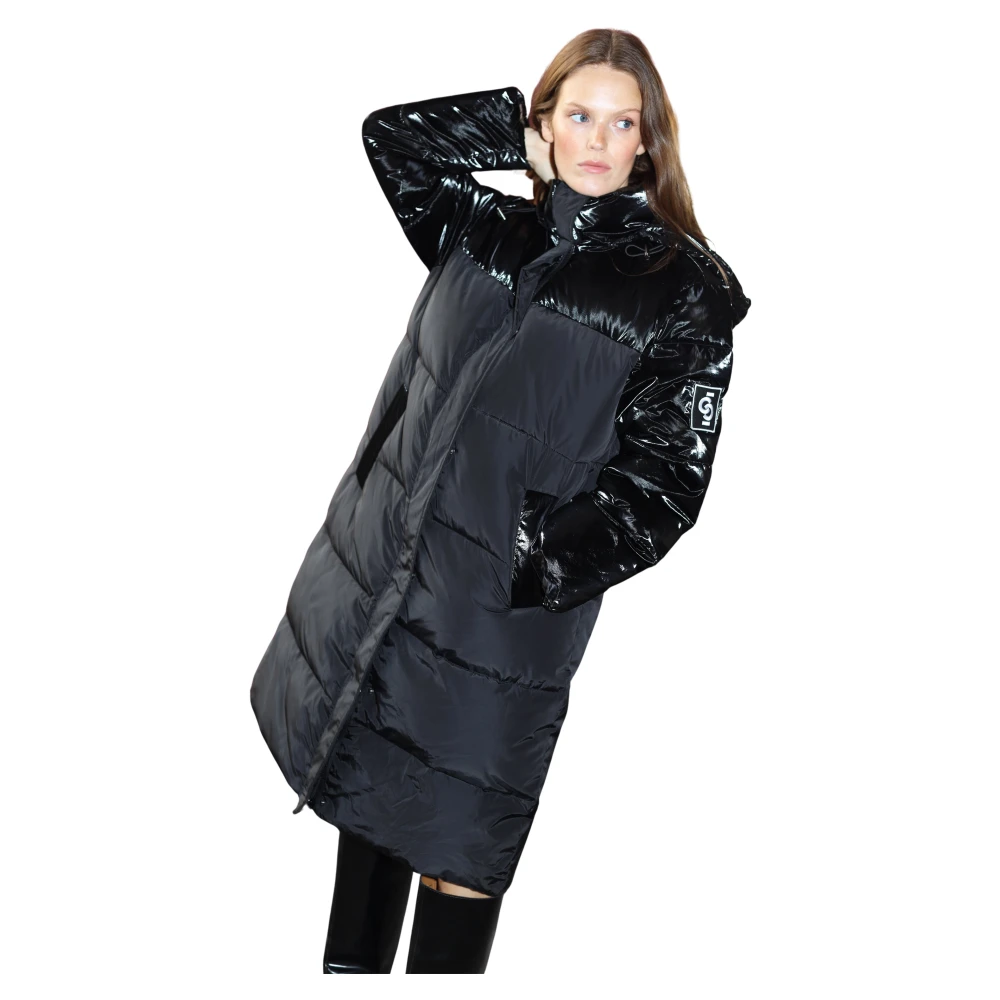 Cras Luipaardprint Pufferjas in Roze Black Dames