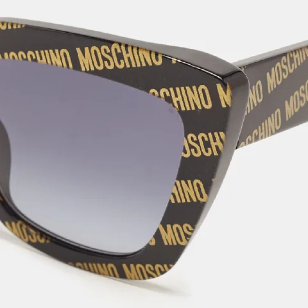 Moschino Pre-Owned Pre-owned Acetate sunglasses Black Dames