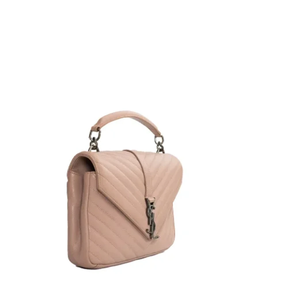 Yves Saint Laurent Vintage Pre-owned Leather handbags Pink Dames