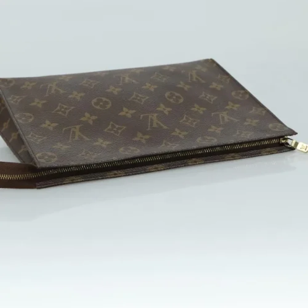 Louis Vuitton Vintage Pre-owned Canvas pouches Brown Dames