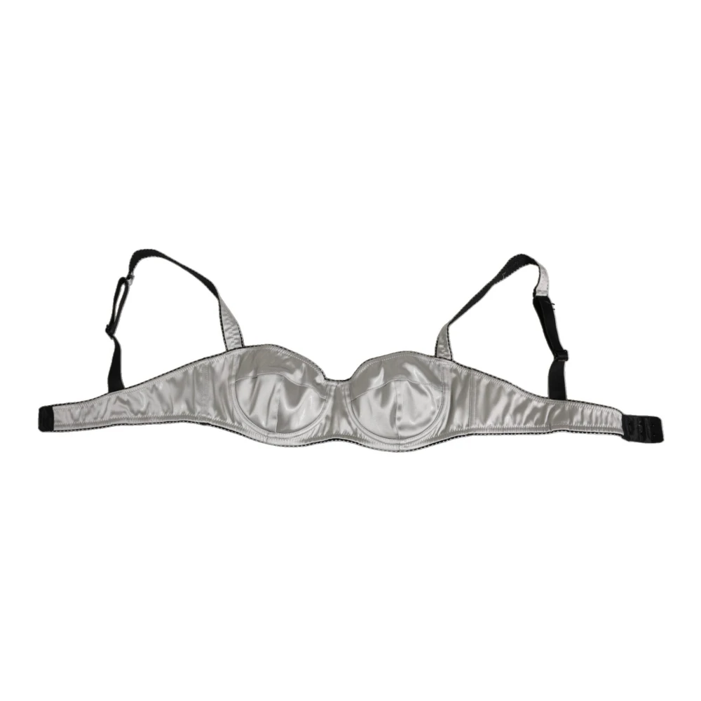 Dolce & Gabbana Women's Gray Balconette Bra - Bras - S - Underwear
