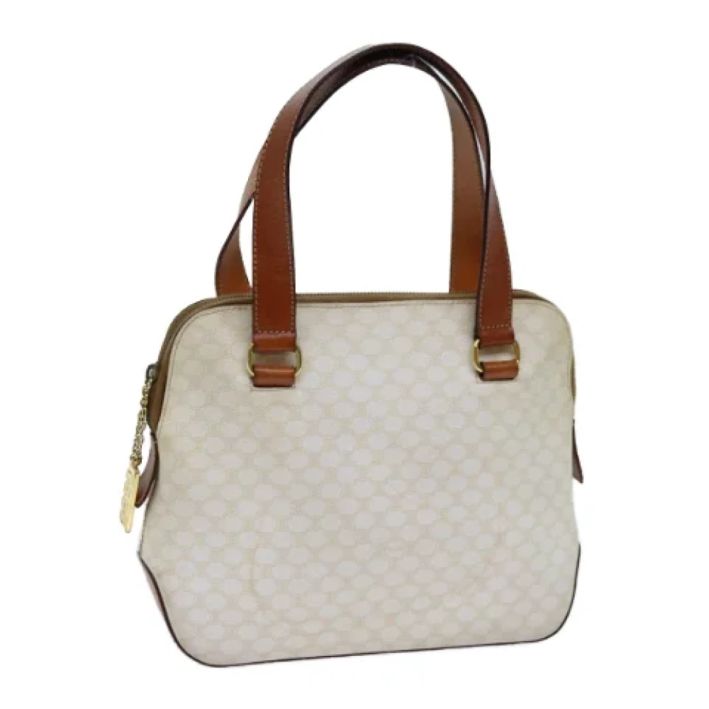 Celine Vintage Pre-owned Leather handbags White Dames