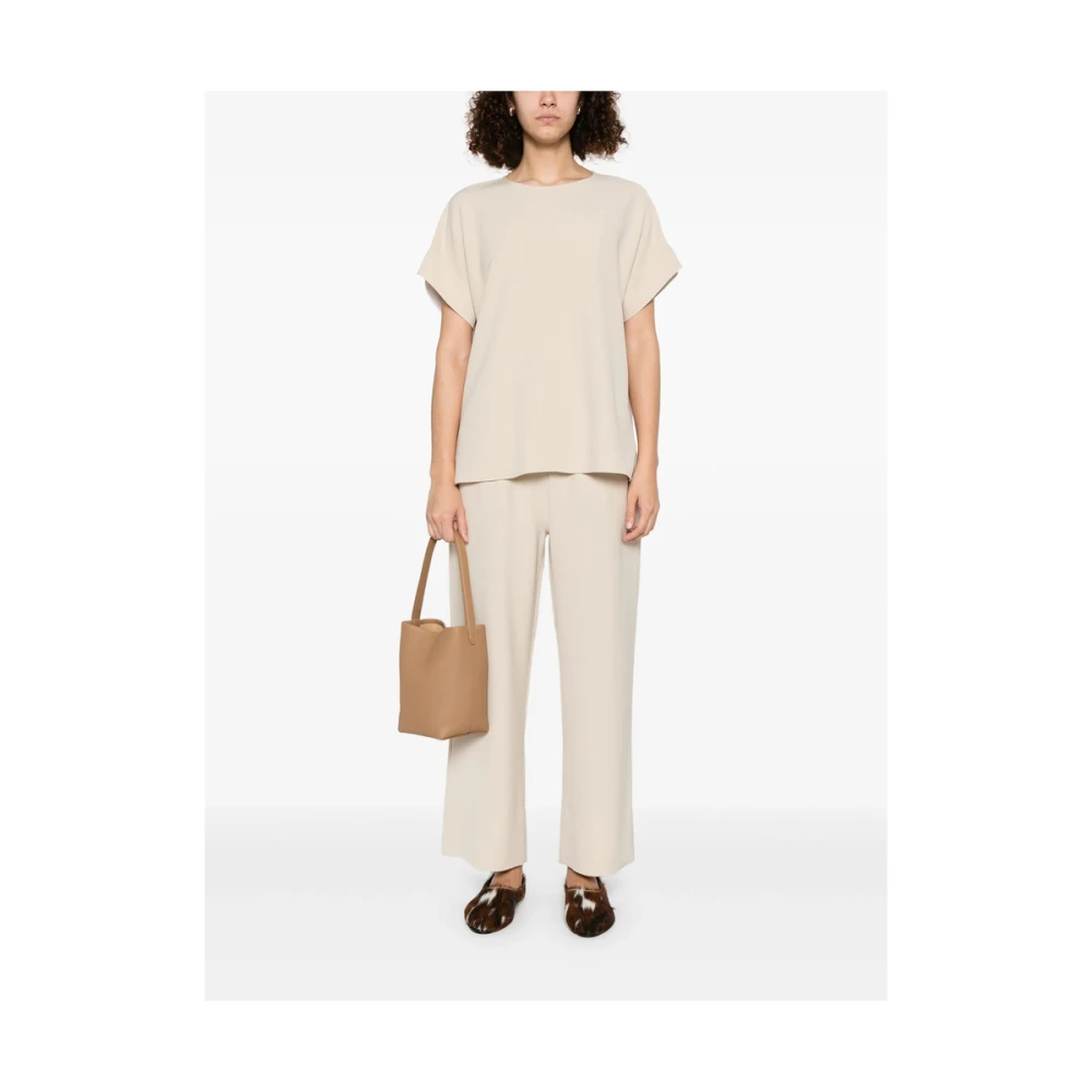 Antonelli Firenze Beige Elastische Taillebroek Beige Dames