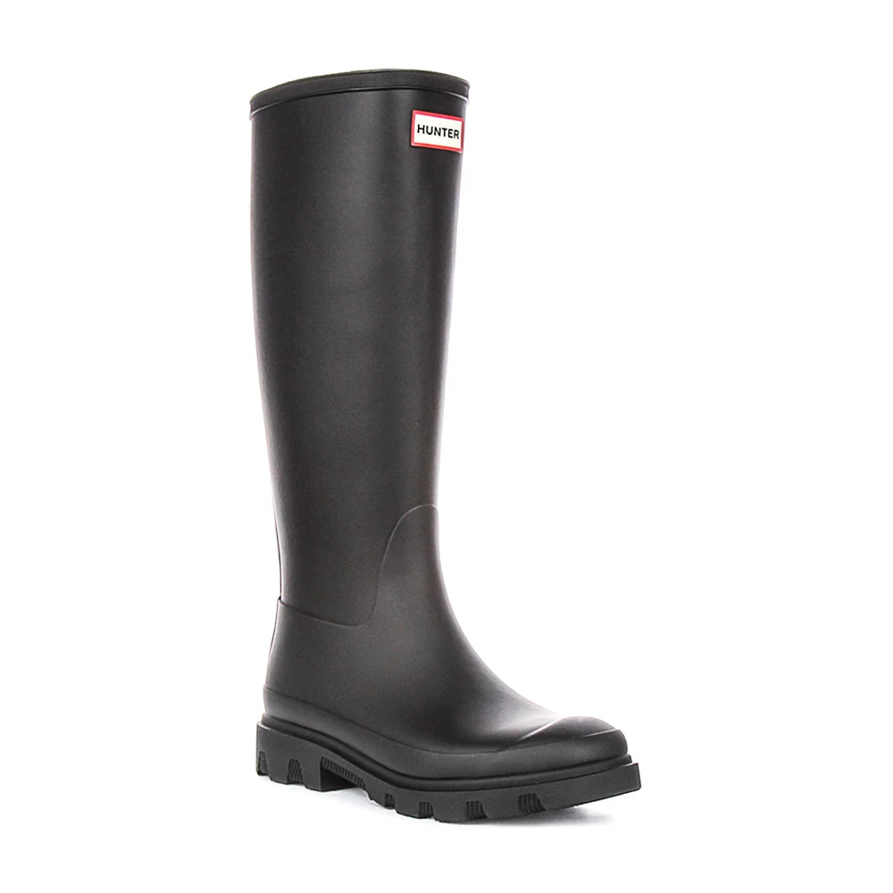 Hunter Unisex Black Wellies, 6 Uk, Downpour Tall Wellies