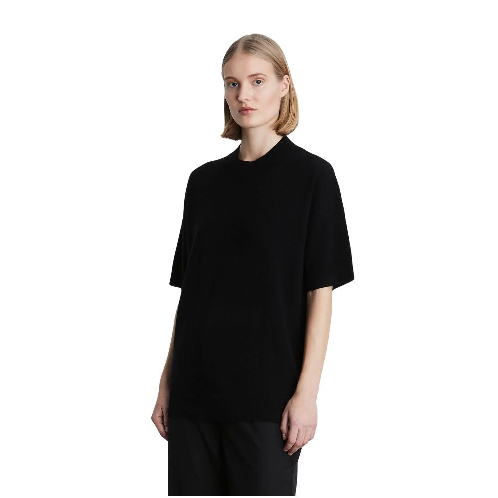 Heartmade Turtle Neck Gebreide Blouse Black Dames