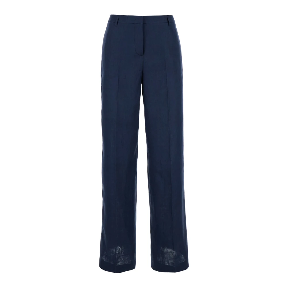 Plain Units Wijde Broek Blue Dames