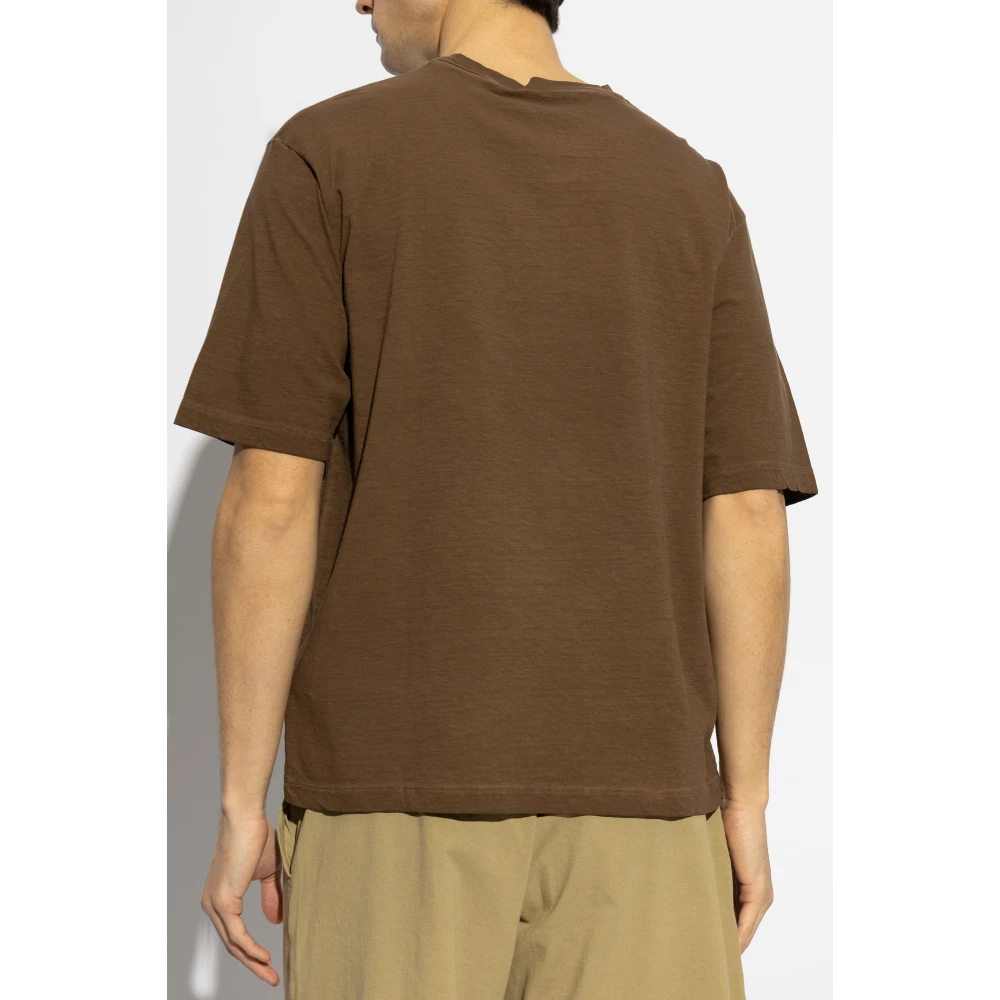 Dsquared2 T-shirt capsule 'Invicta' Brown Heren