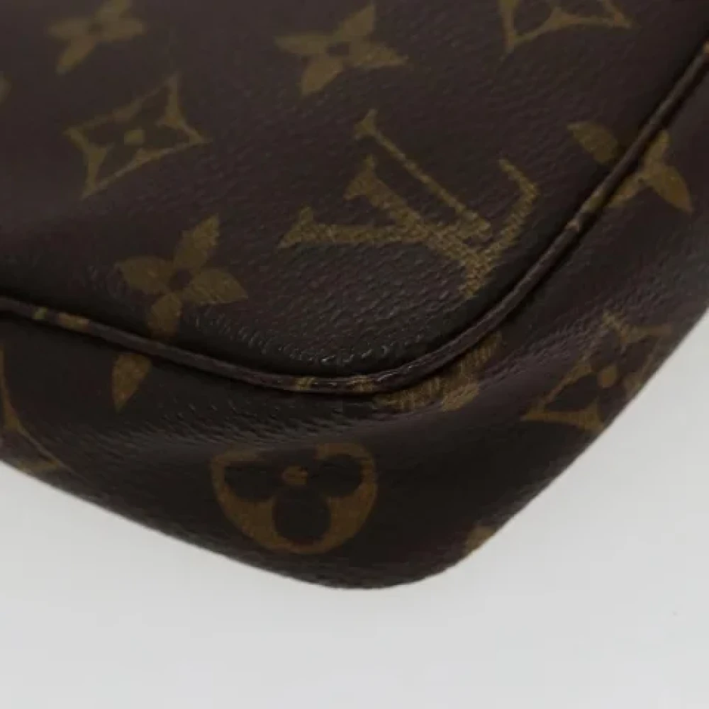 Louis Vuitton Vintage Pre-owned Canvas clutches Brown Dames