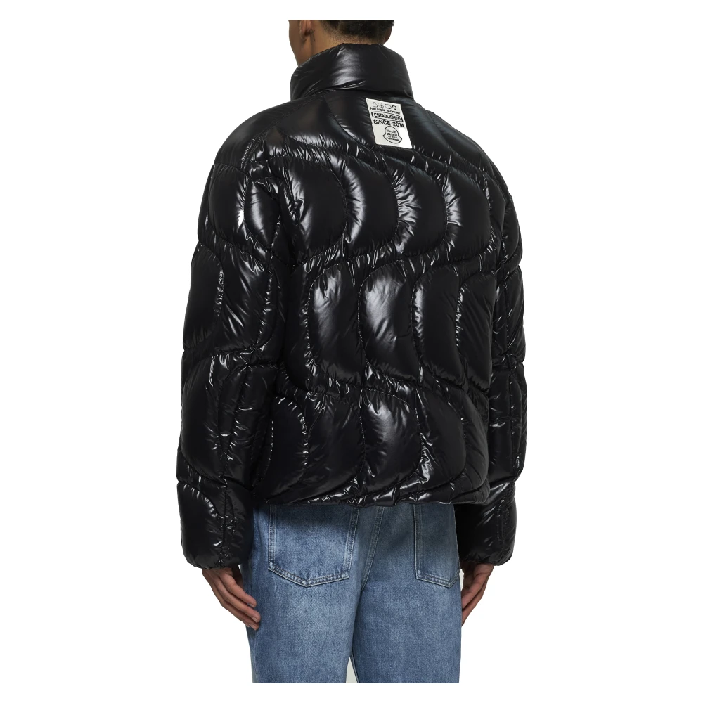 Moncler Zwarte Winterjassen Black Heren