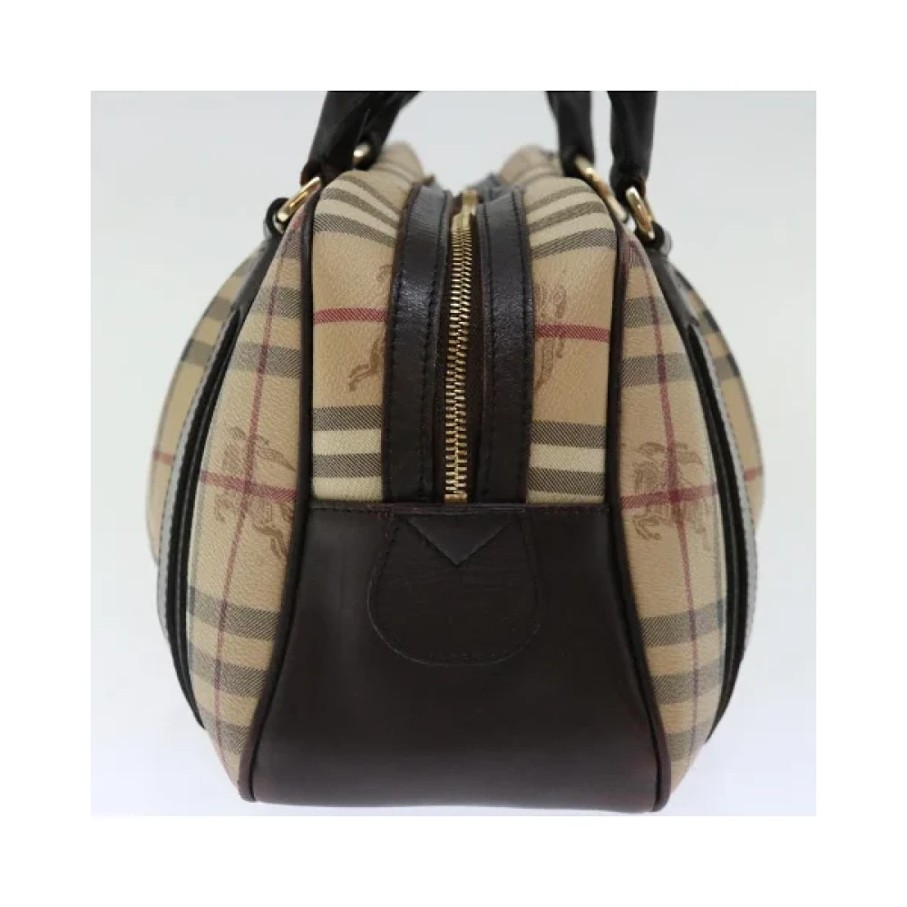 Burberry Vintage Pre-owned Fabric handbags Beige Dames