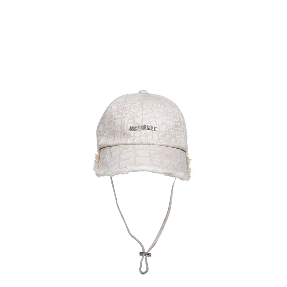 Jacquemus Artisjok Hoed Krokodil Beige Dames