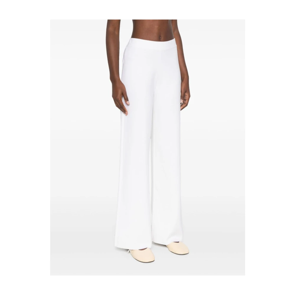 P.a.r.o.s.h. Wijde Broek in Roomwit White Dames