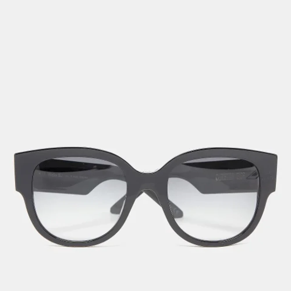 Dior Vintage Pre-owned Acetate sunglasses Black Dames