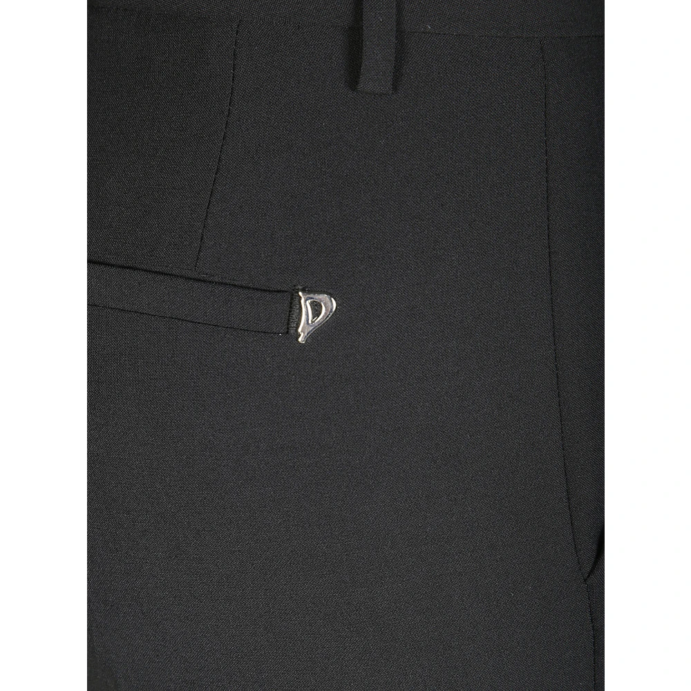 Dondup Wijde broek voor vrouwen Black Dames