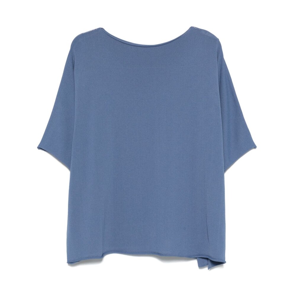LE TRICOT PERUGIA 売れ筋商品|||ル トリコット ペルージャ Tシャツ トップス レディース Tops Black Le Tricot Perugia（ル・トリコット・ペルージャ）ウィメンズ