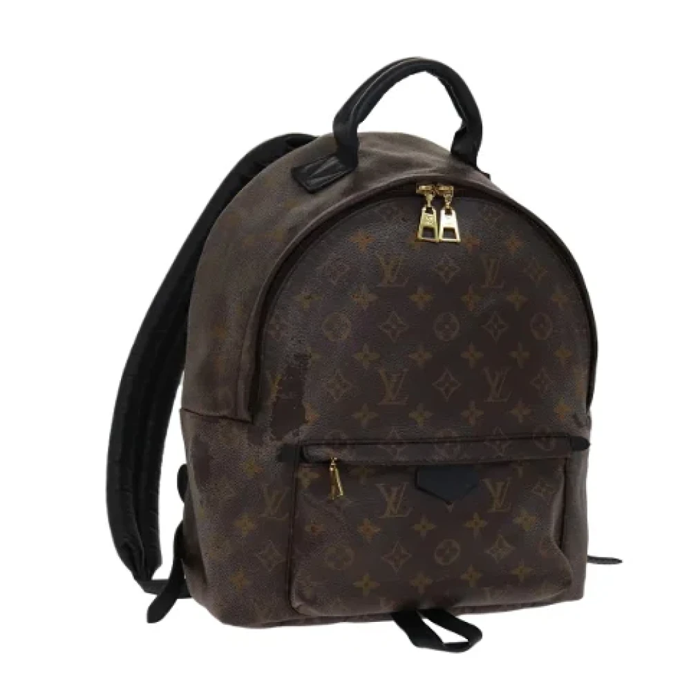 Louis Vuitton Vintage Pre-owned Canvas backpacks Brown Dames