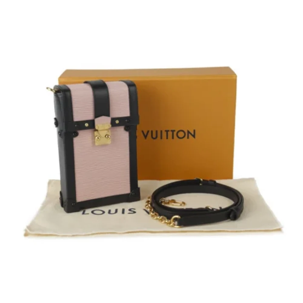 Louis Vuitton Vintage Pre-owned Leather clutches Pink Dames