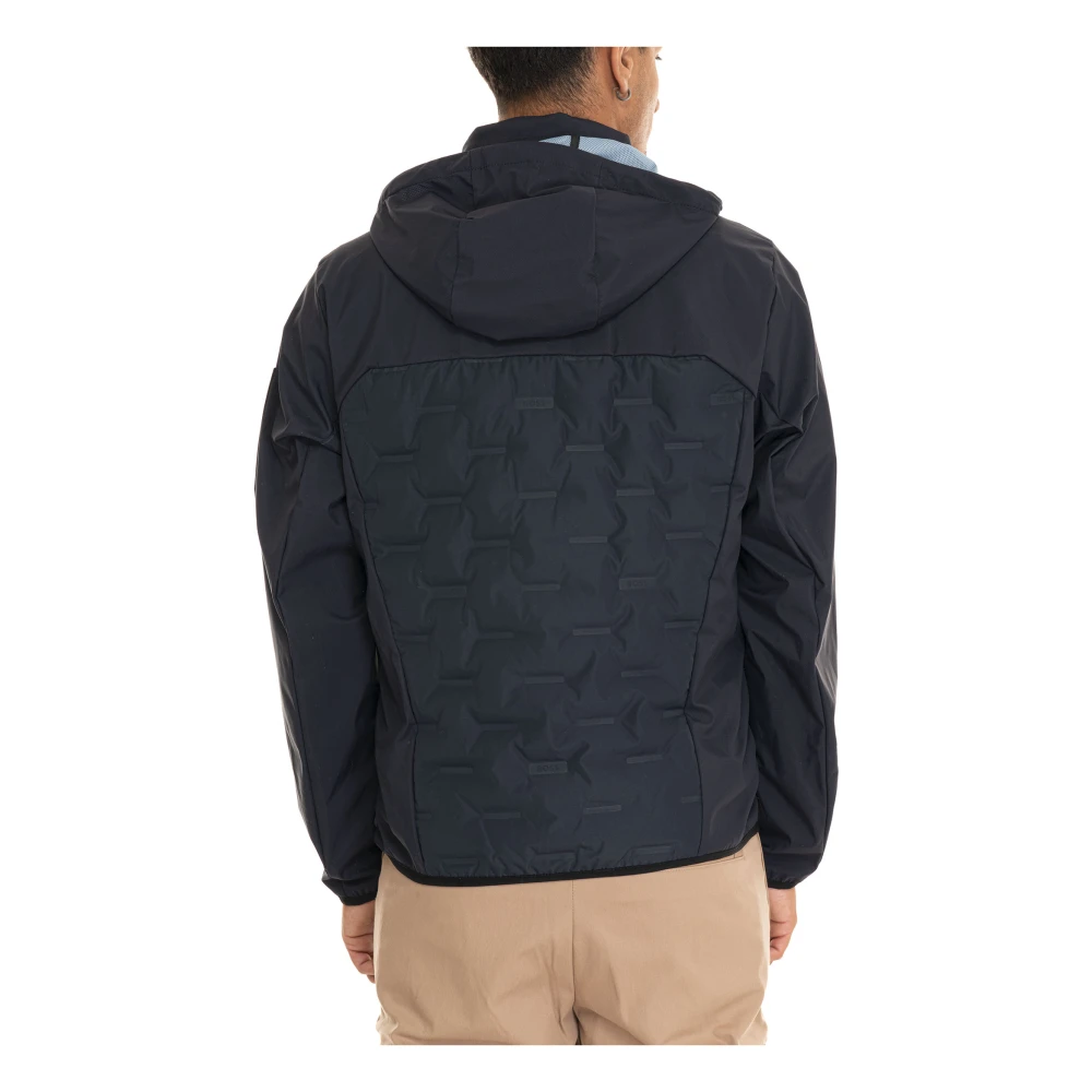 Boss J-Leo Jack met Afneembare Capuchon Blue Heren