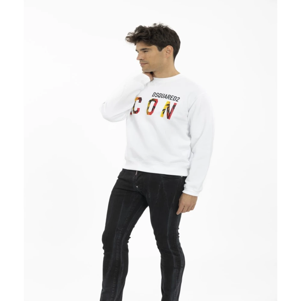 Dsquared2 Sweatshirts White Heren