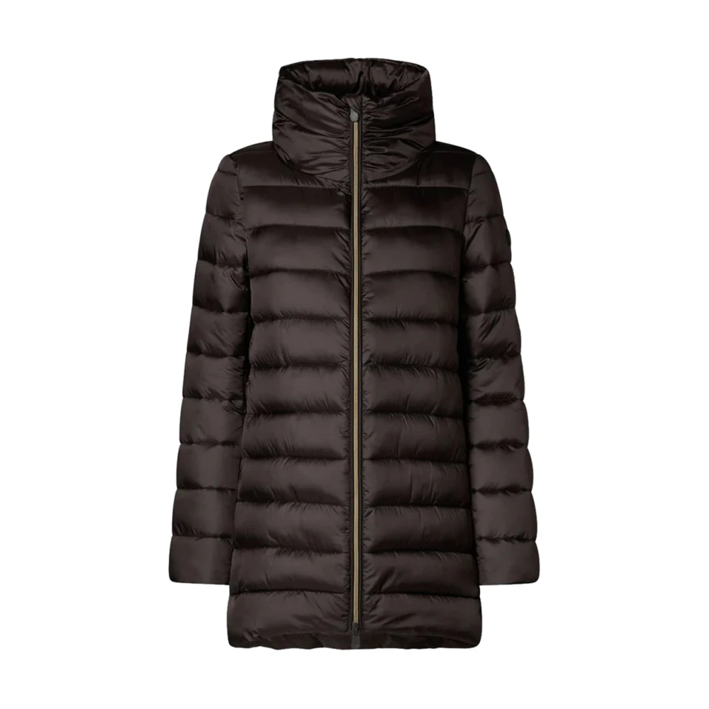 Save The Duck Bruine Winterjas Elegant Veelzijdig Brown Dames