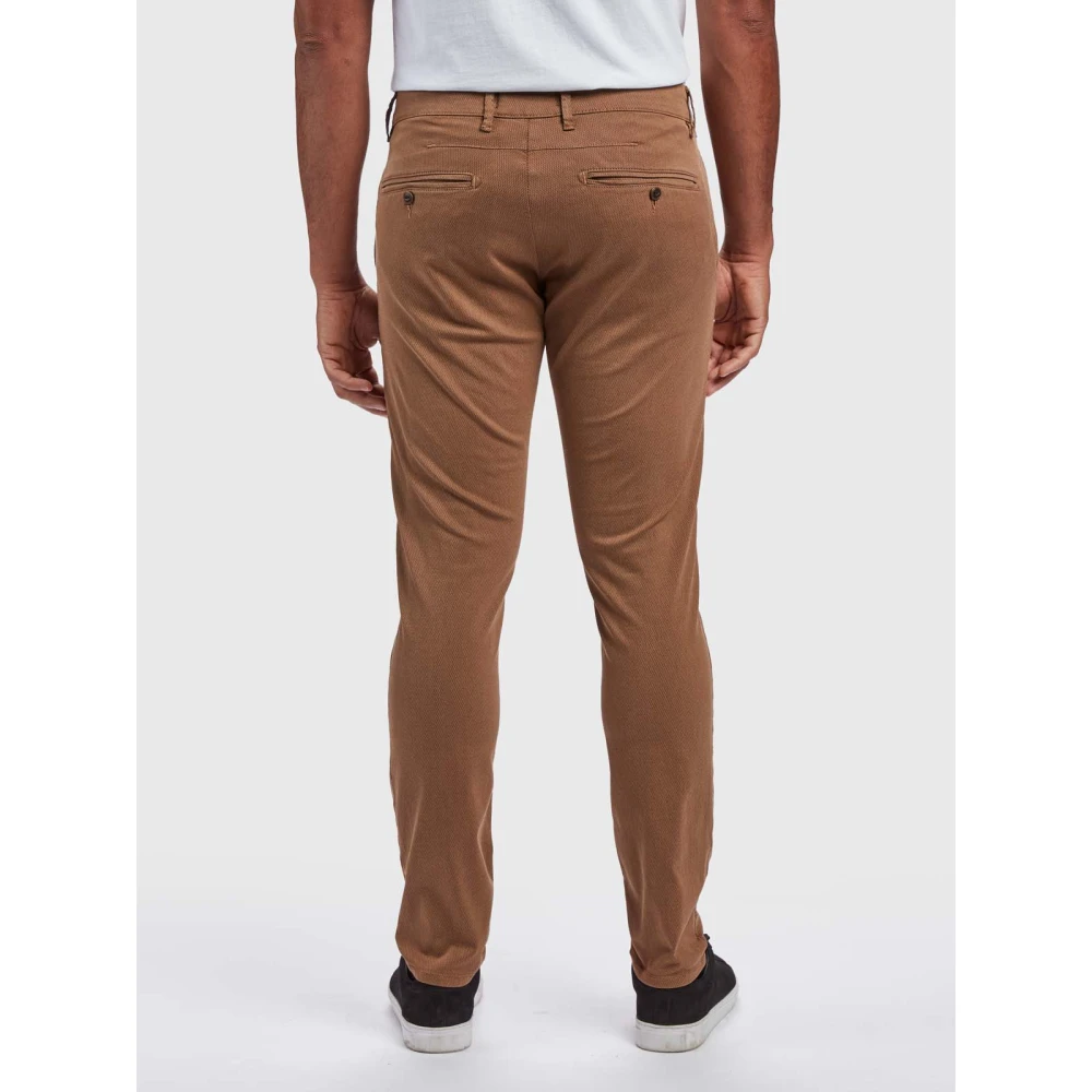 Gabba Cropped Trousers Brown Heren