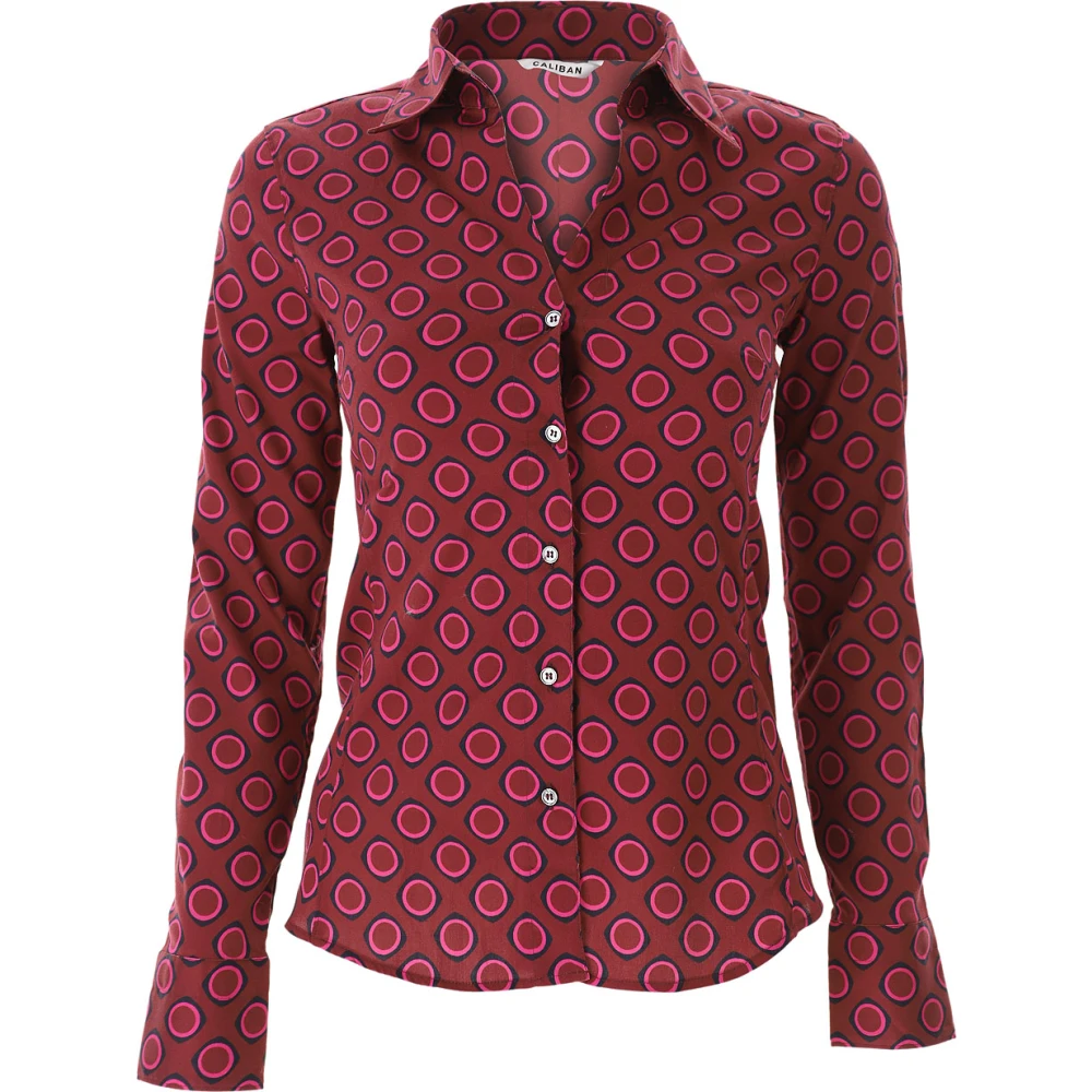 Caliban Stijlvolle Overhemden Collectie Red Dames
