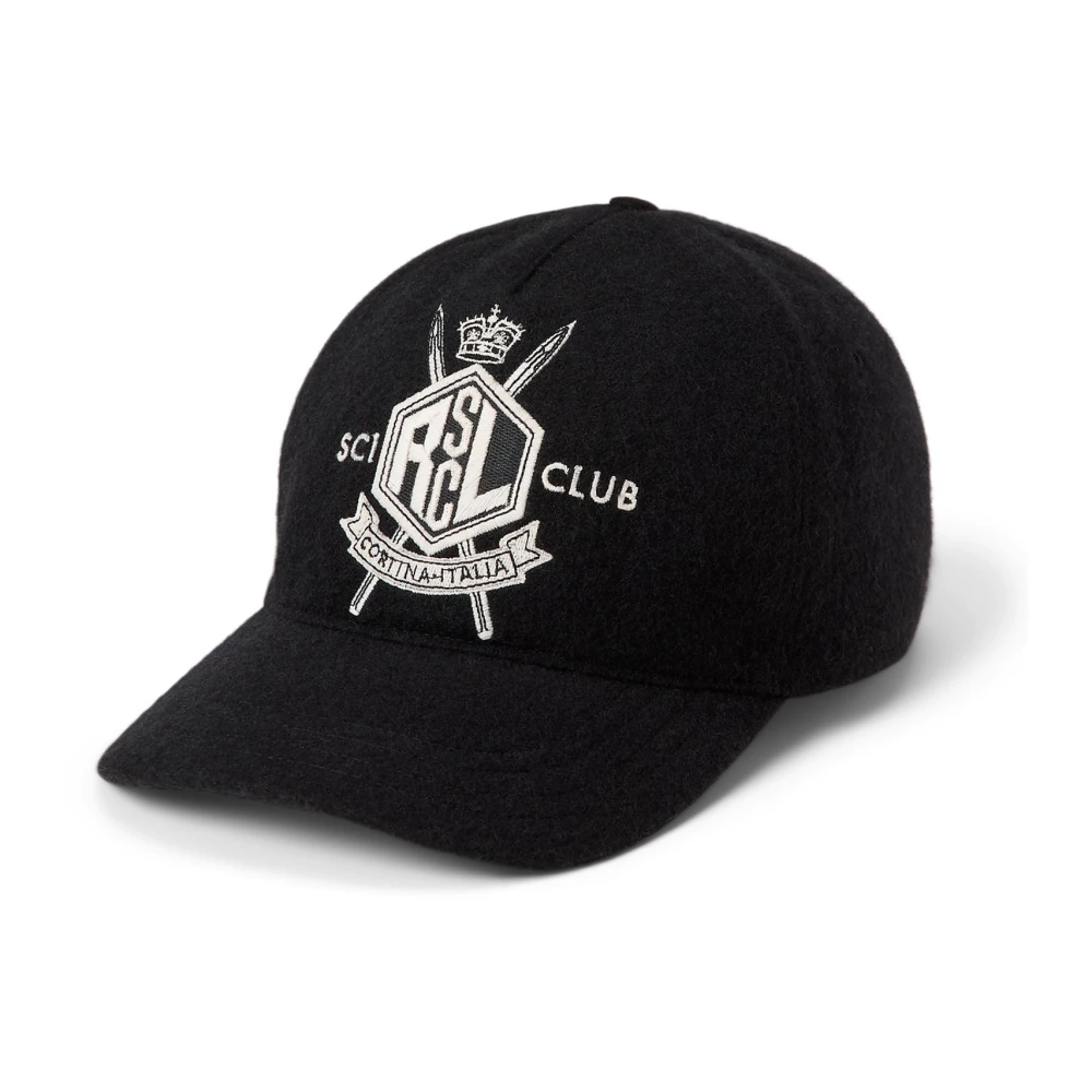 Ralph Lauren Svart Cashmere Cap