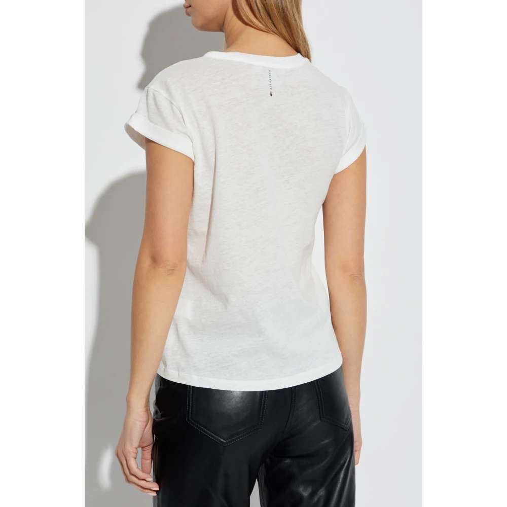AllSaints T-shirt Anna White Dames