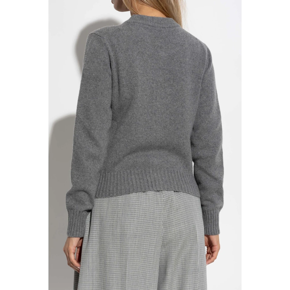 Ami Paris Kasjmier Vest Gray Dames