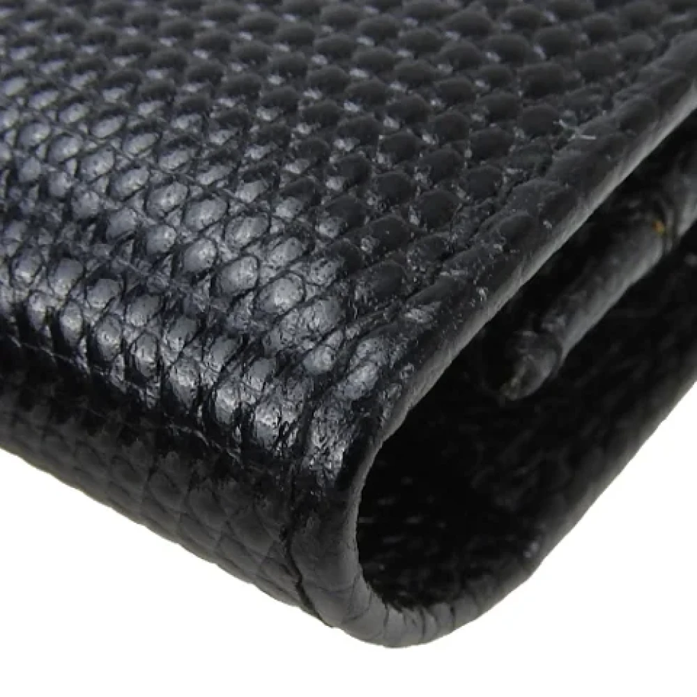 Salvatore Ferragamo Pre-owned Leather wallets Black Dames