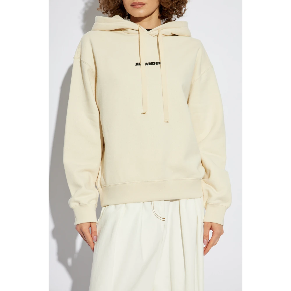 Jil Sander Hoodie Beige Dames