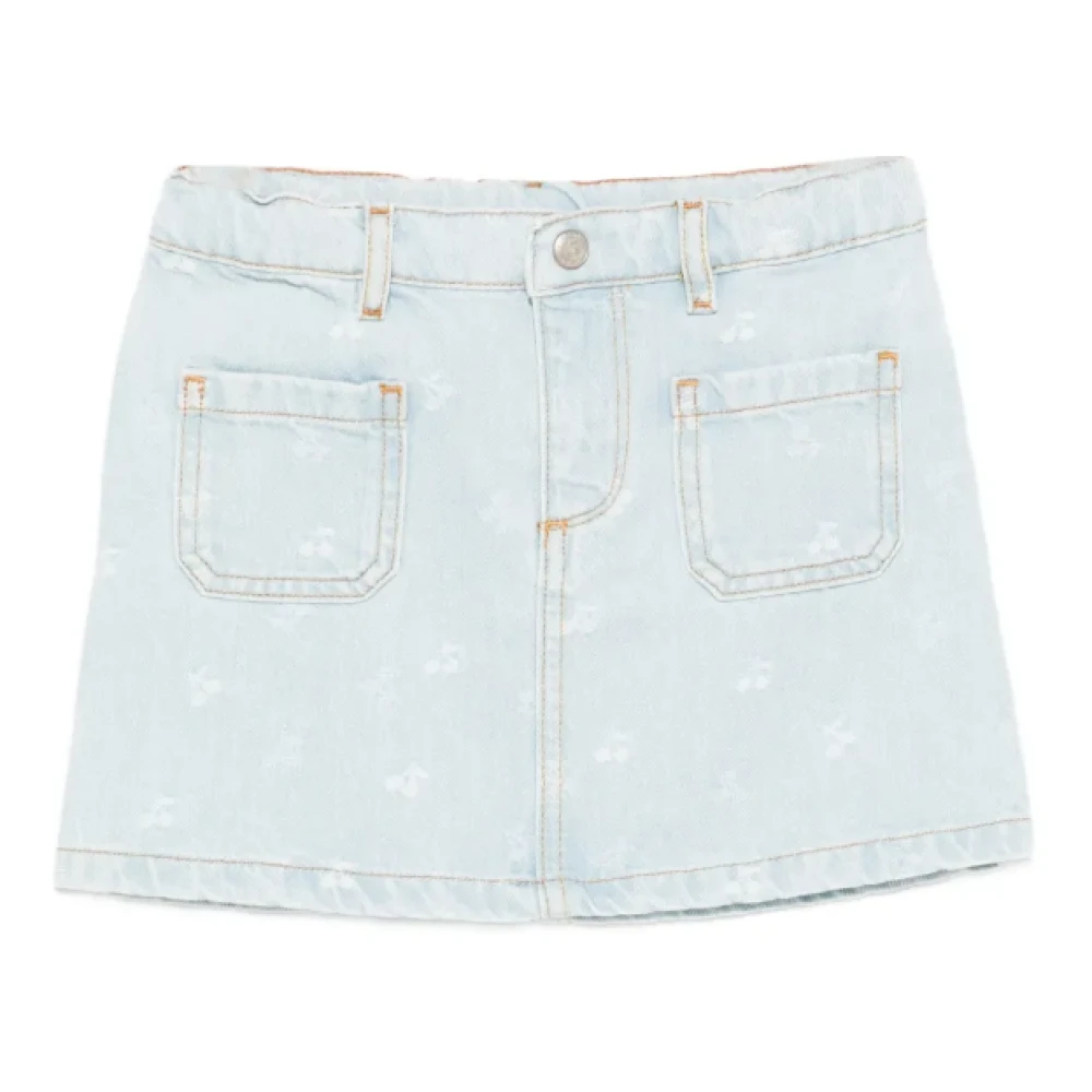 Bonpoint Girls Blue Kids Skirts, 14 Y, Tison Mini Skirt