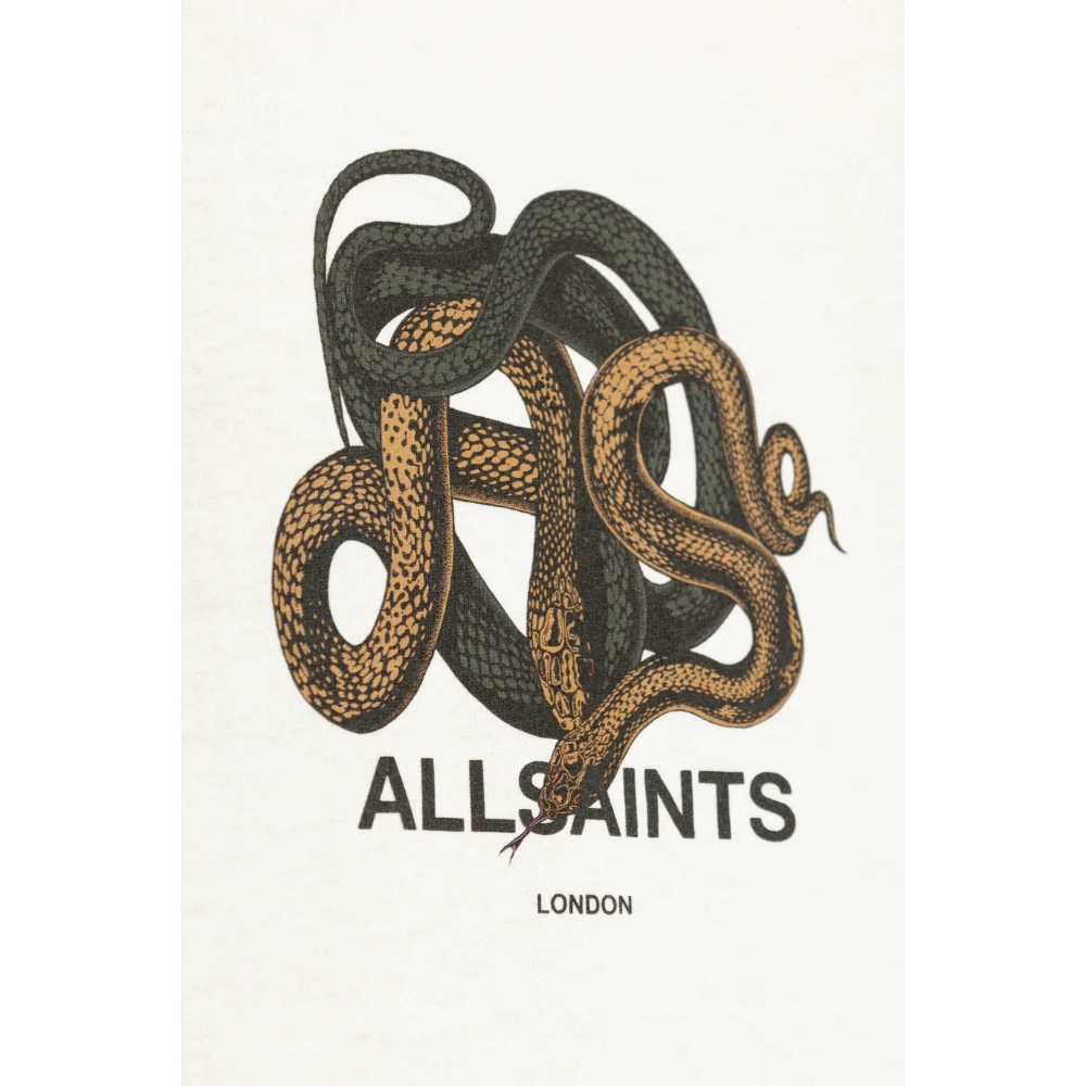 AllSaints 'Reticulate' Oversize T-Shirt White Heren