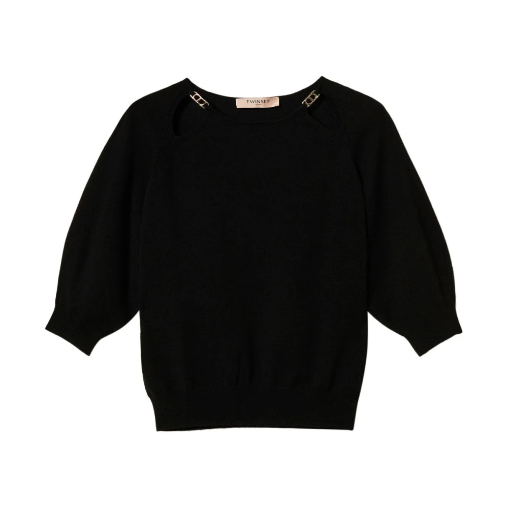 Twinset Zwart Sweater Set Black Dames
