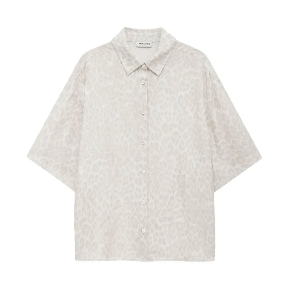 Anine Bing Women's Beige Shirts, L, Coco Shirt