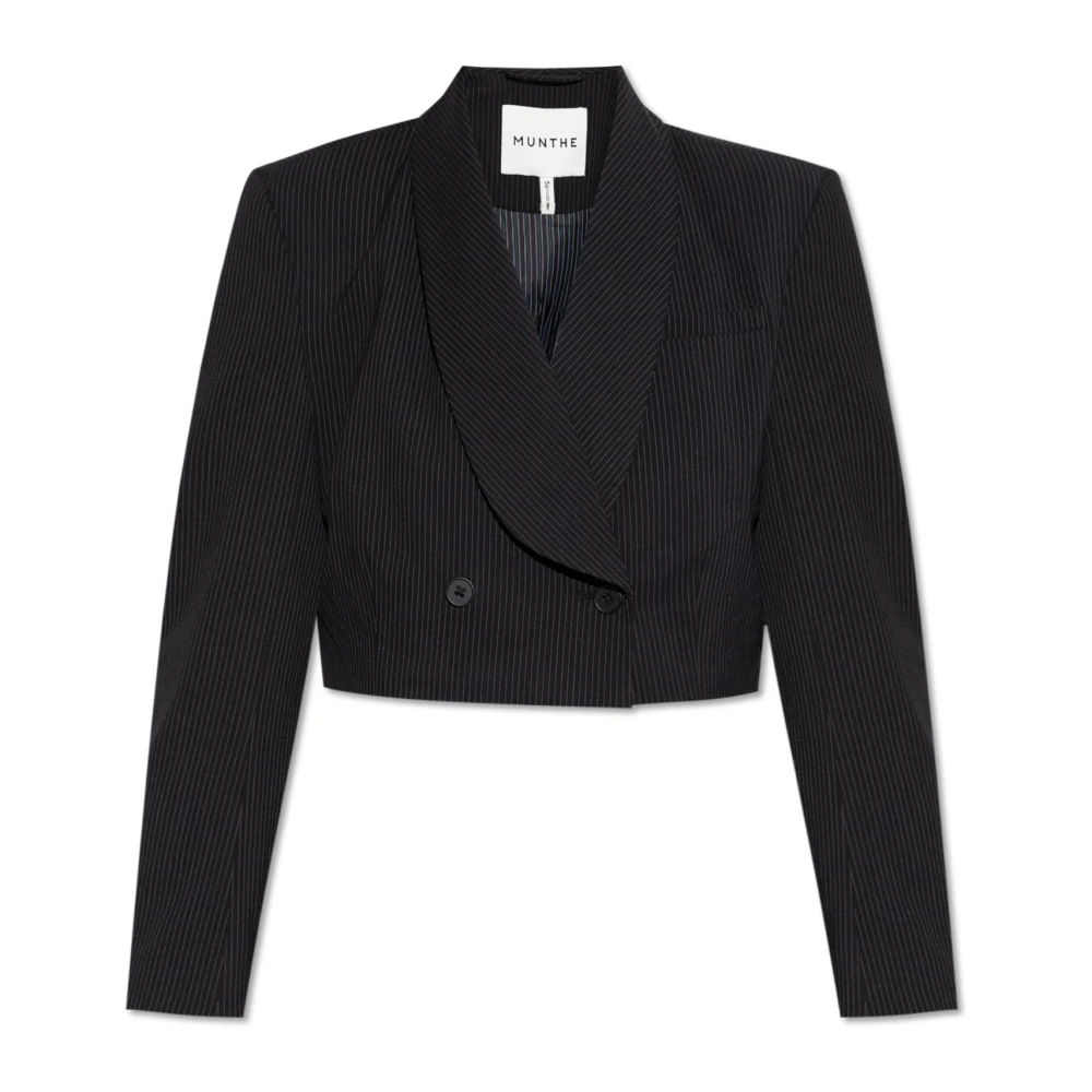 Munthe Korte blazer Black Dames