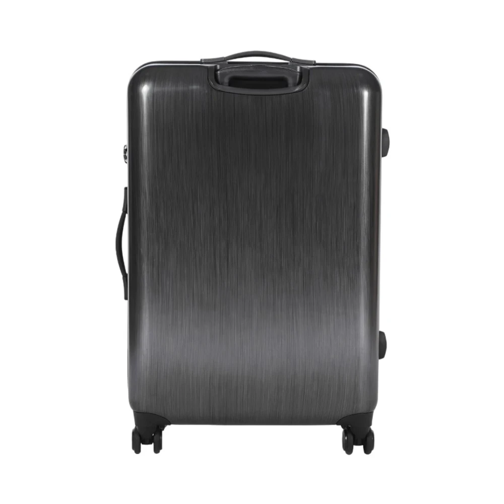 Emporio Armani Luxe 4-wiel koffer Gray Heren