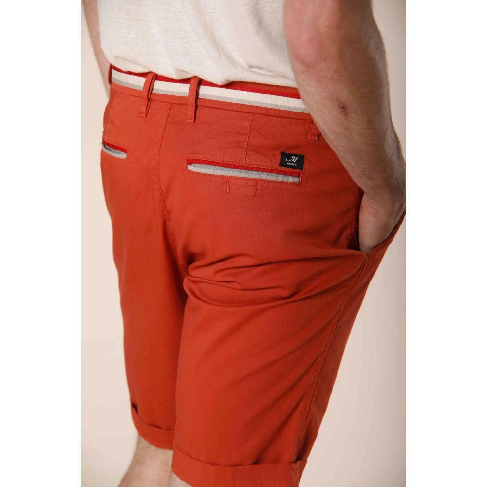 Mason's Casual Shorts Orange Heren