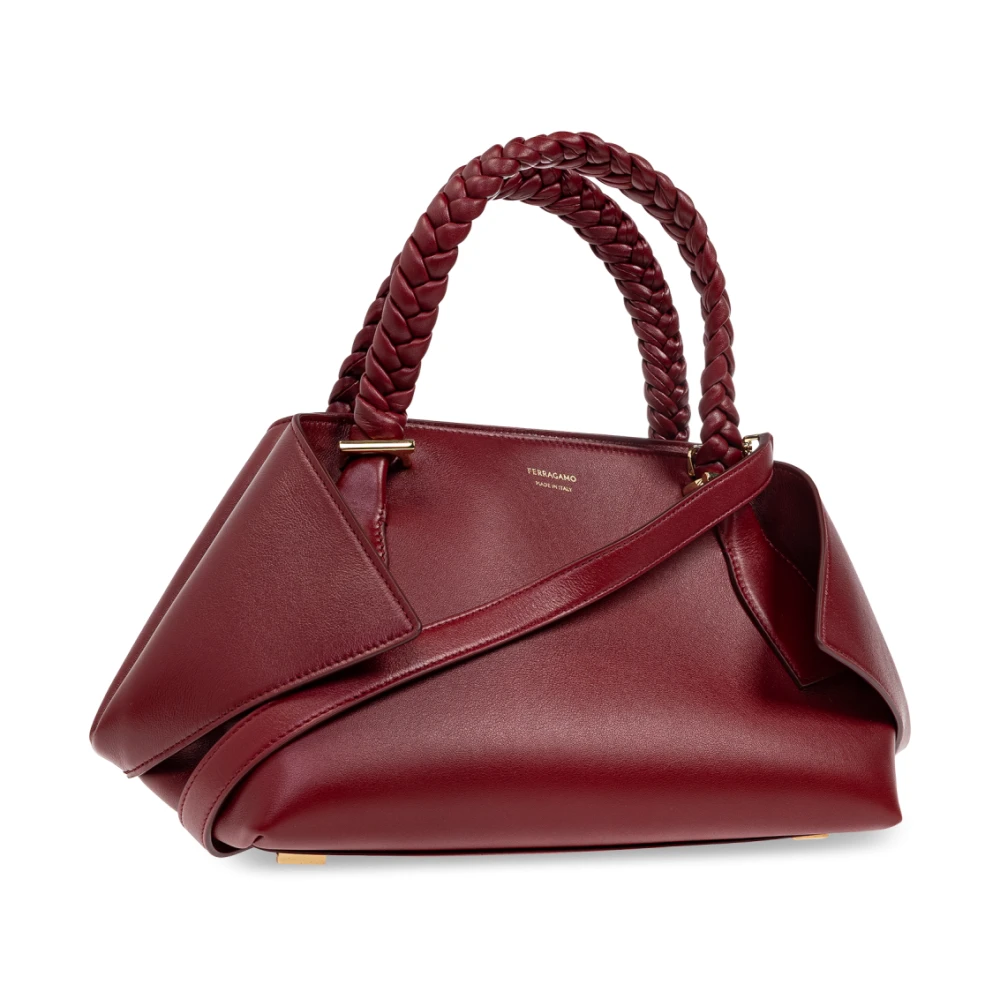 Salvatore Ferragamo Handtas Sjaal Red Dames